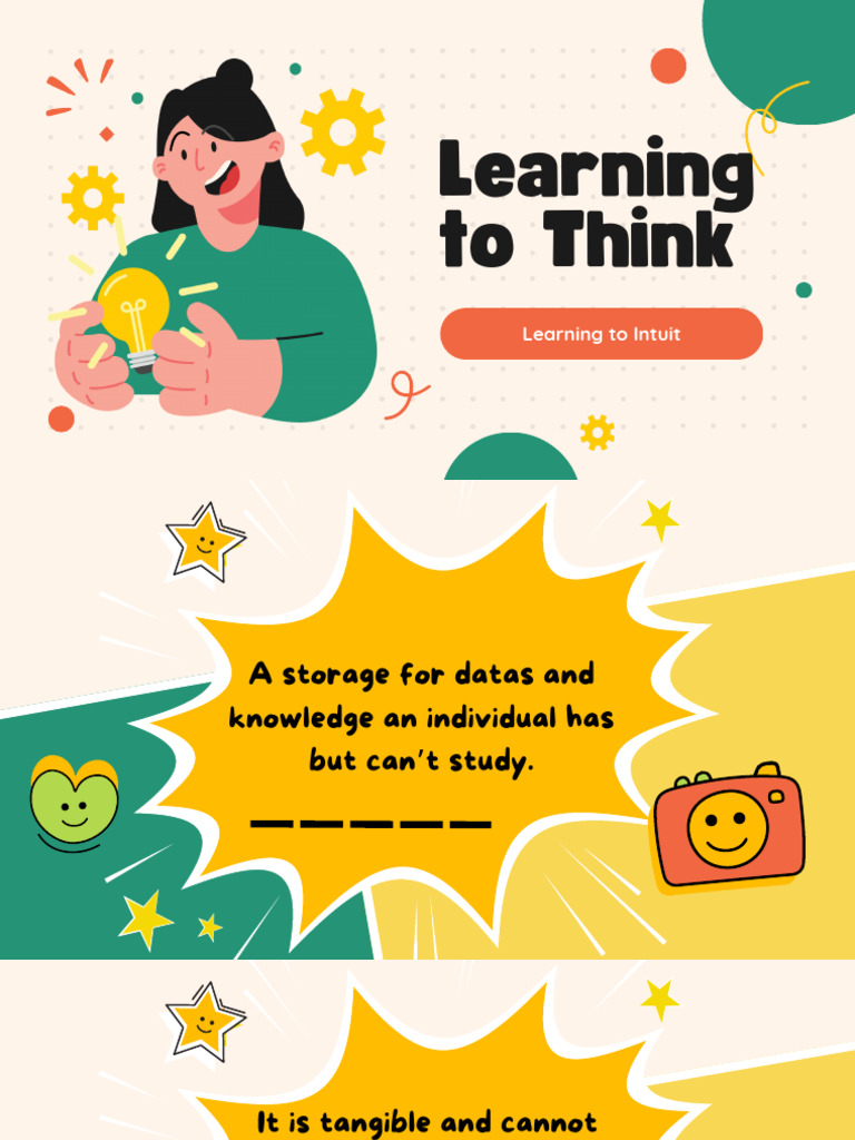 Unit 2 Learning To ThinkLearning To Intuit | PDF | Creativity | Thought
