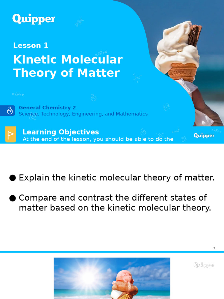 1.-Kinetic-Molecular-Theory | PDF | Gases | Molecules