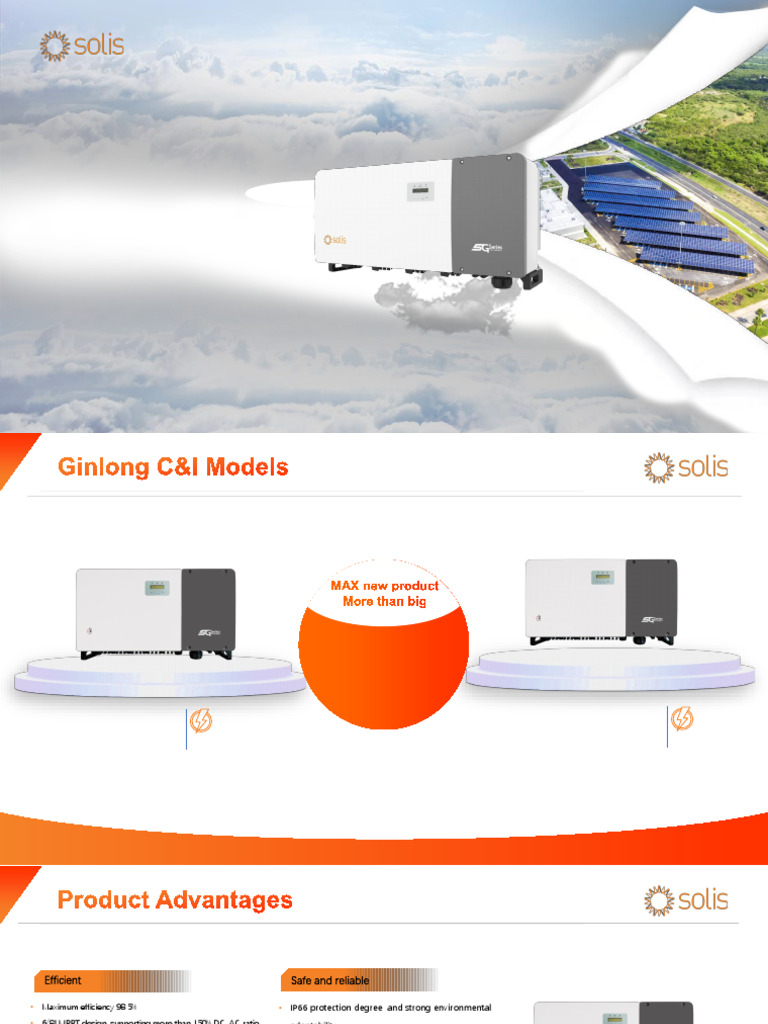 Solis 80-110K 5G-PRO Inverter Overview | PDF | Electrical Engineering ...