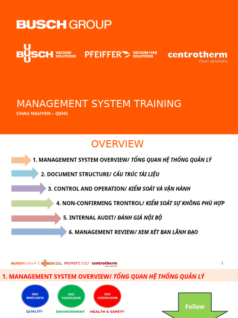 Management System Training - Q-Ehs | PDF