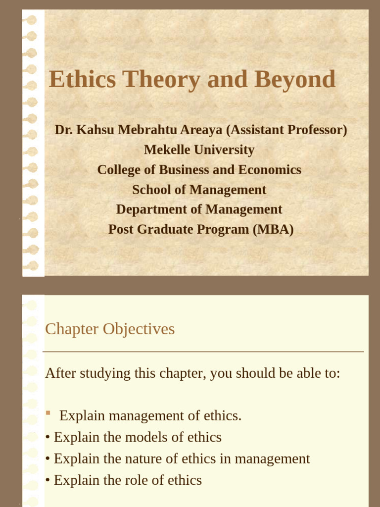 CHAPTER 2 Theeory of Ethics | PDF | Justice | Crime & Violence