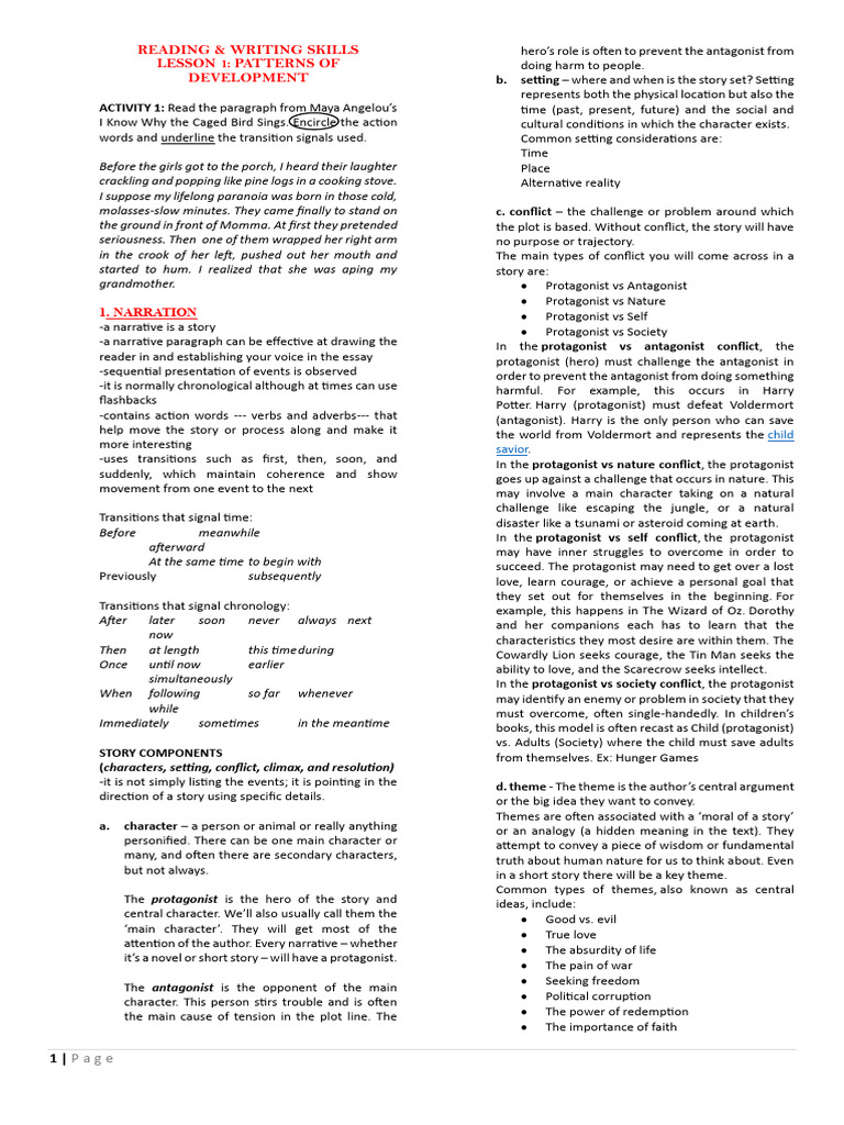 Understanding Narrative Development | PDF | Guitars | String Instruments