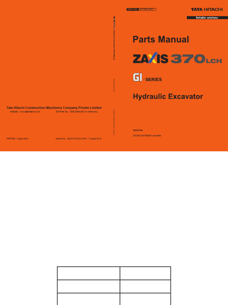 ZX370 Partsmanual | PDF | Valve | Pump