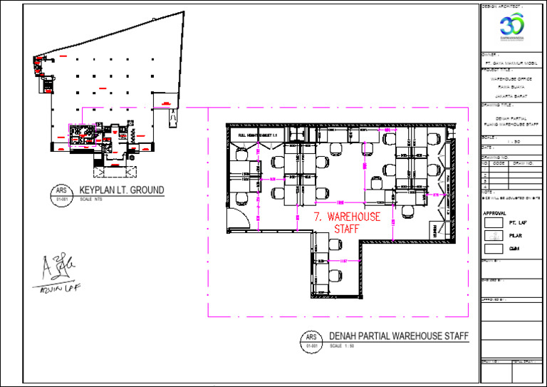 Partial Warehouse Staff Layout Plan | PDF