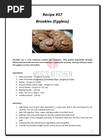 37 Brookies (Eggless)