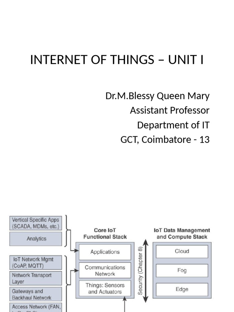 IoT Functional Stack and Data Management | PDF | Internet Of Things ...