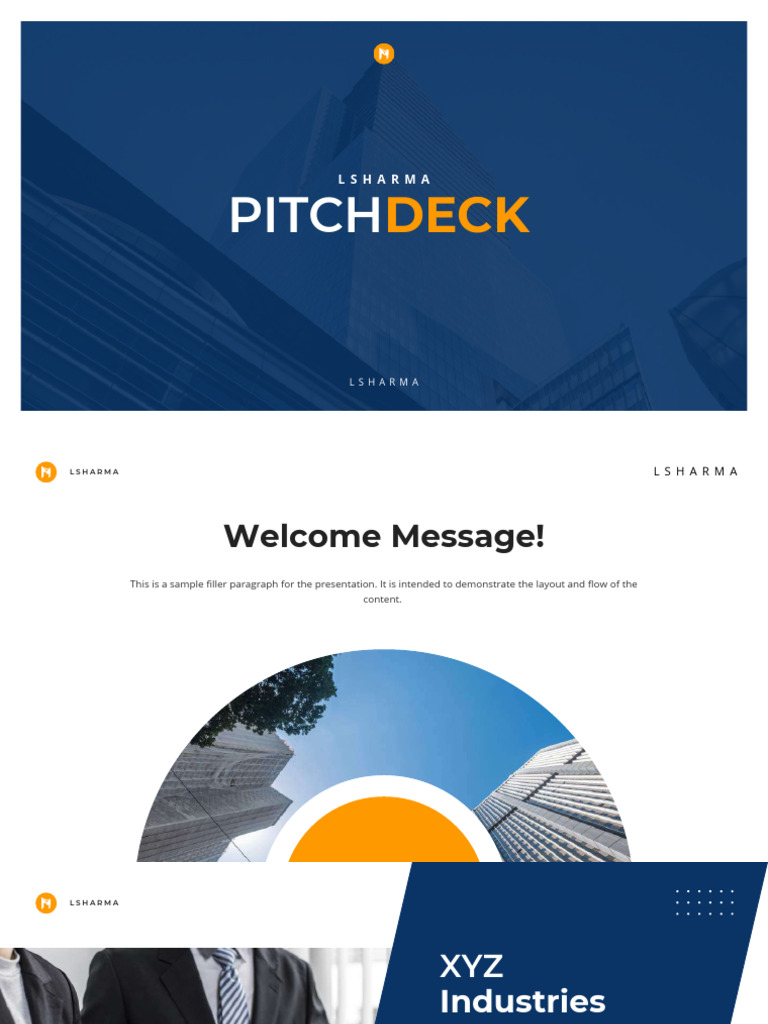 Small Business Pitch Deck Example | PDF | Startup Company | Small ...