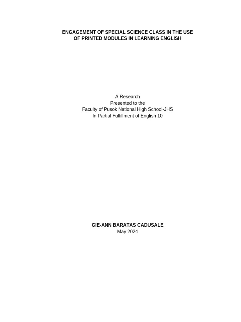 Research Paper Format | PDF