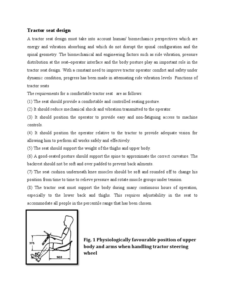 Tractor Seat Design PDF Color Computer Keyboard