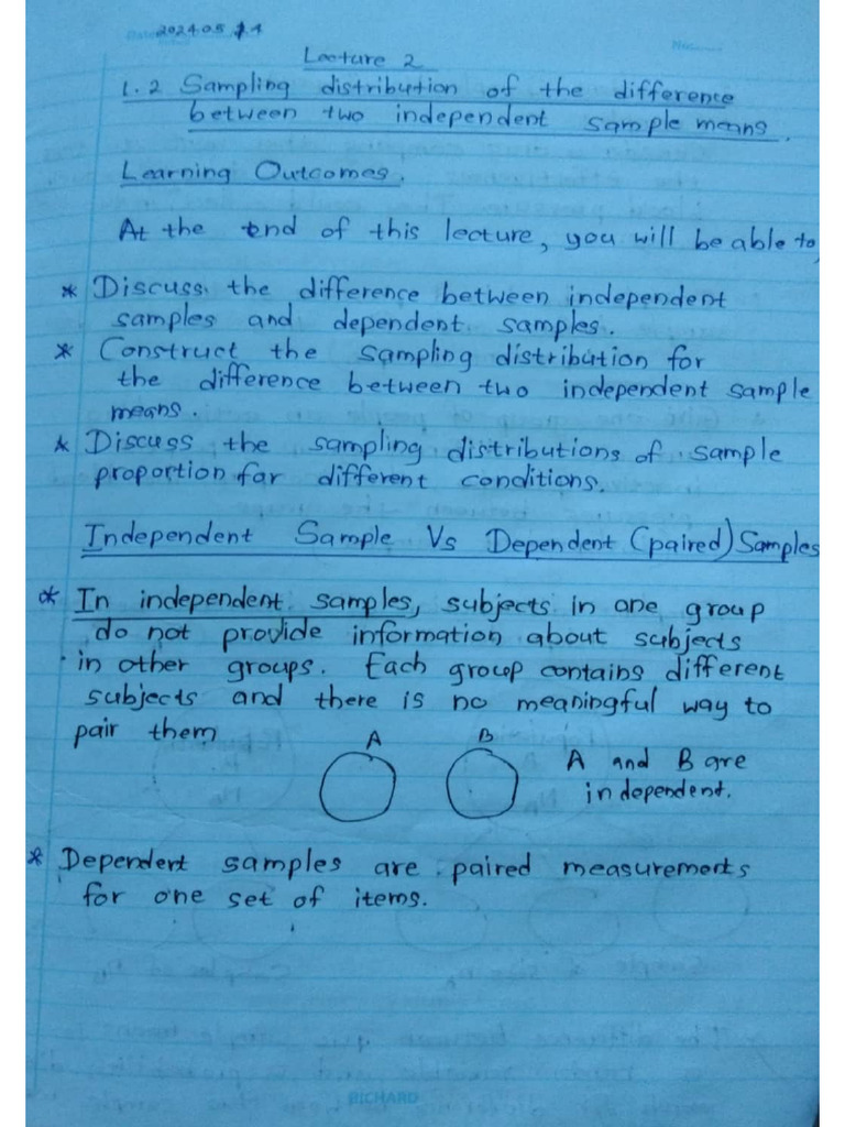 Maths 2 ND & 3 RD Week Lectures | PDF