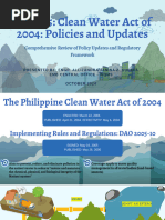 DENR AO 2021-19: Water Quality Guidelines | PDF