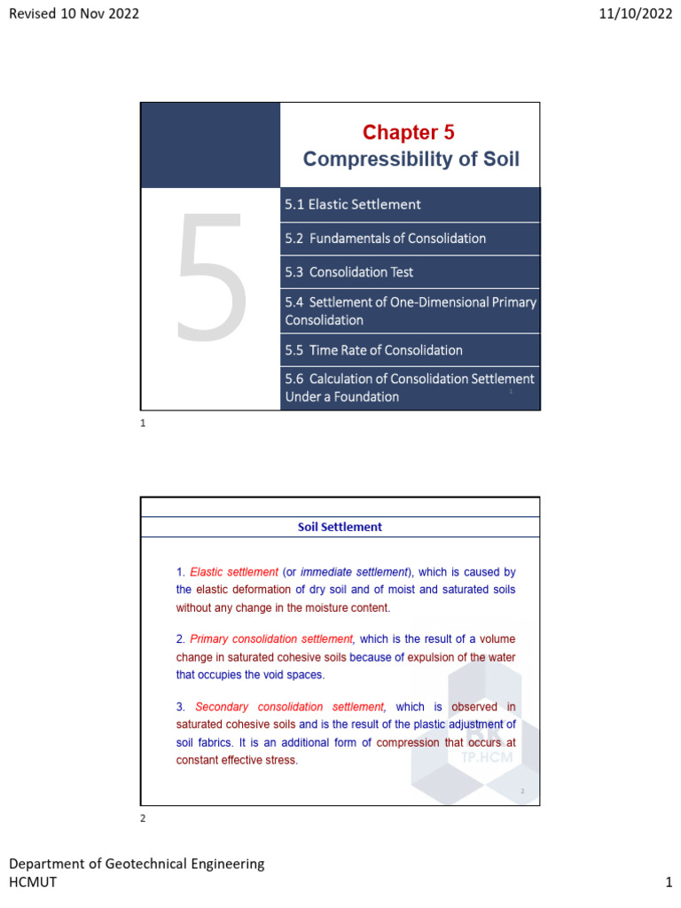 Soil Mechanics - BK Theme - Chapter - 5 (Part 1) | PDF | Building ...