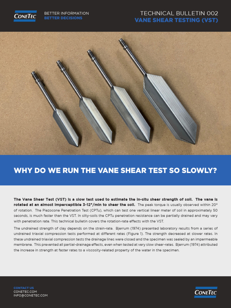 Vane Shear Test: Rate Effects Explained | PDF | Soil Mechanics | Viscosity