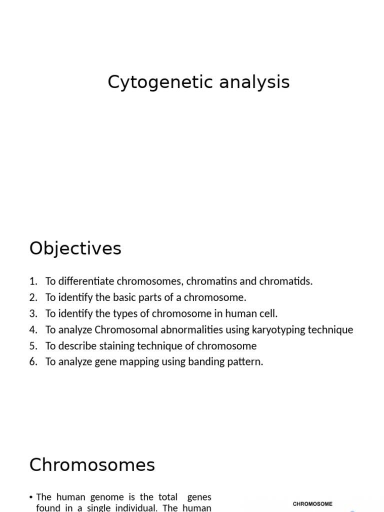 Cytogentic+Analysis+ 28Chromosomes 29 | PDF | Chromosome | Histone