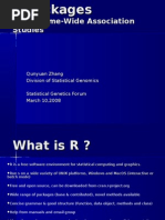 R GWAS Packages