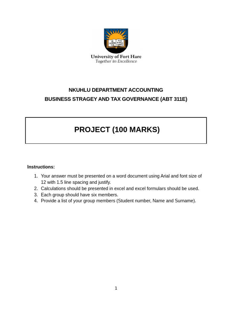 Tax Governance Project Design_final | PDF | Taxes | Value Added Tax