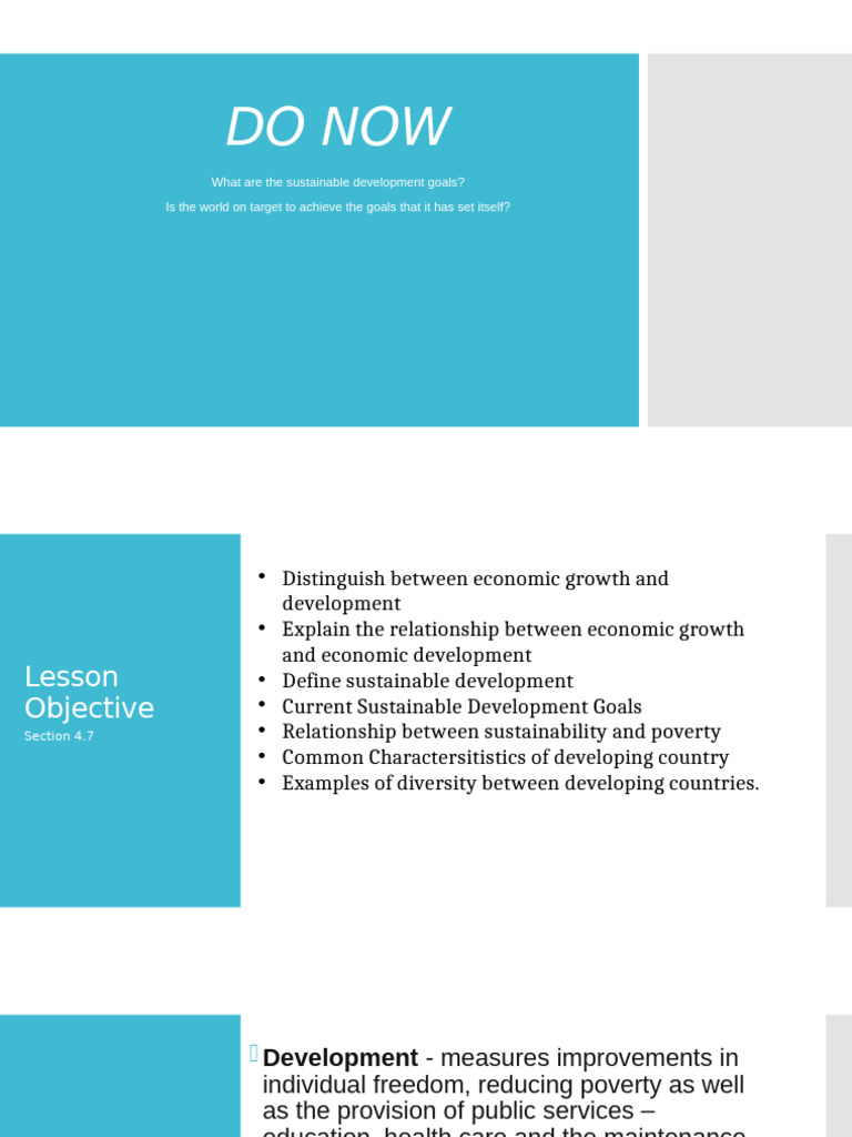 Understanding Sustainable Development Goals | PDF | Economic ...