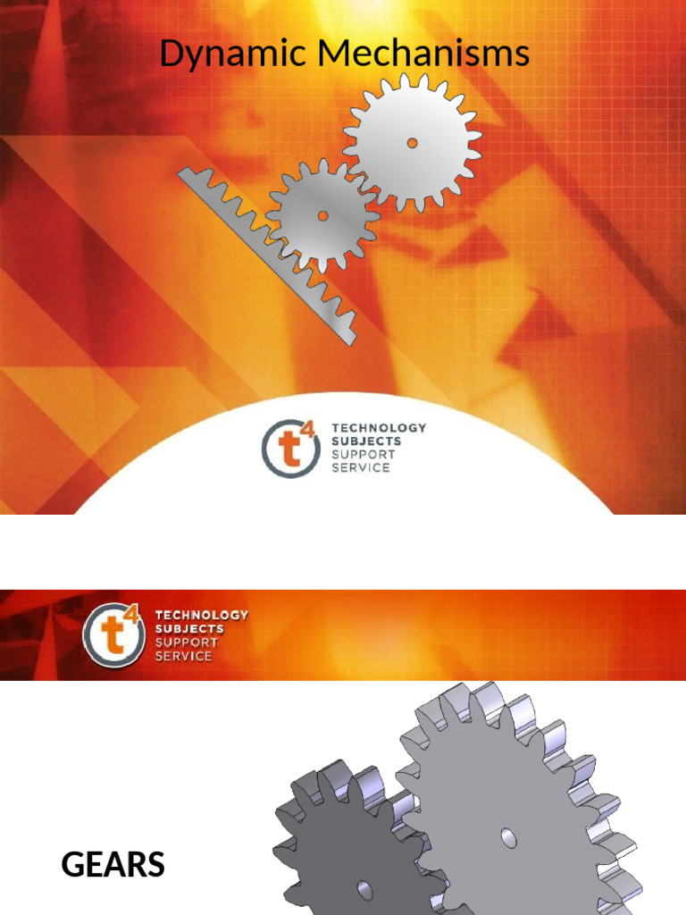 Understanding Gear Mechanisms and Types | PDF | Gear | Circle