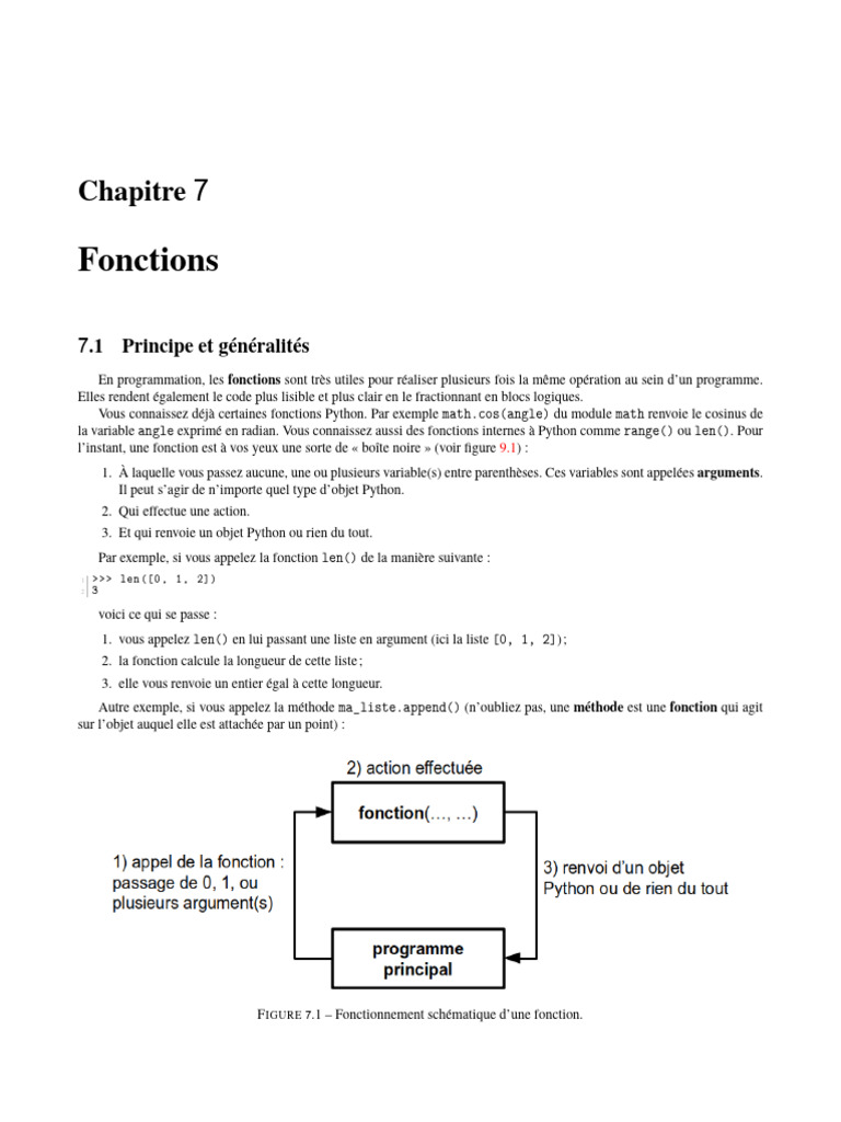 Introduction aux fonctions Python | PDF | Python (Langage de ...