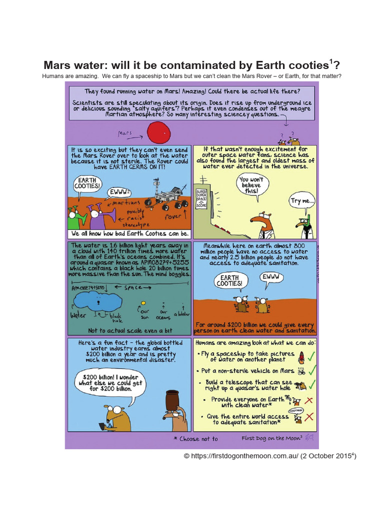 Mars Water Contamination Risks | PDF
