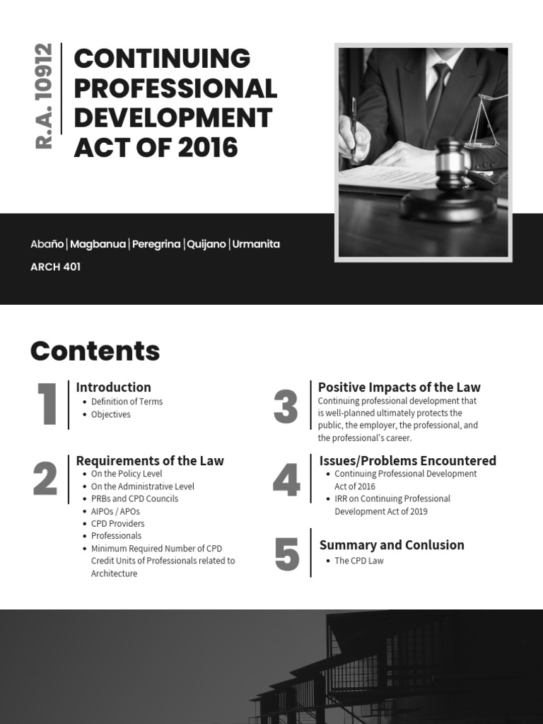 Arpp03 - Group 3 Report - CPD Law | PDF | Professional Development ...