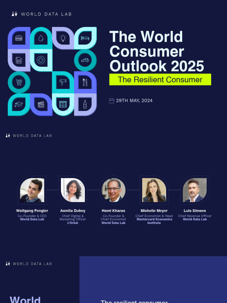 World Consumer Outlook 2025 Insights | PDF | Millennials | Economies