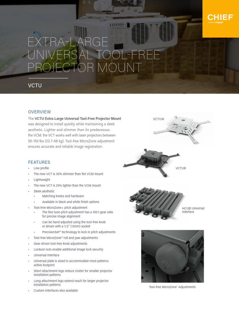 Chief VCTU Spec Sheet | PDF