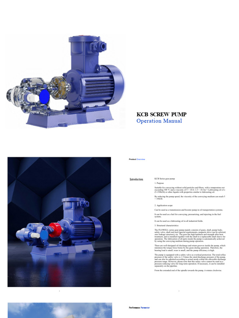 KCB+and+LQ3A+pump+English+version+去水印 | PDF | Pump | Viscosity