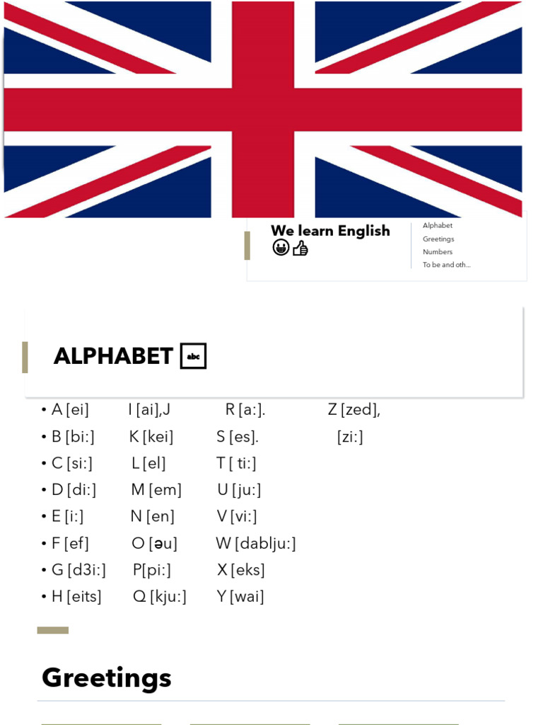 English Learning Basics Guide | PDF | Language Families | Languages
