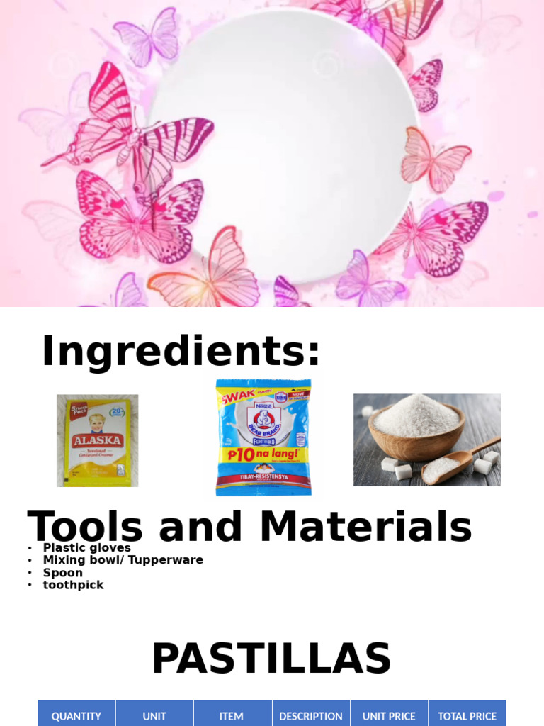 Pastillas Making | PDF