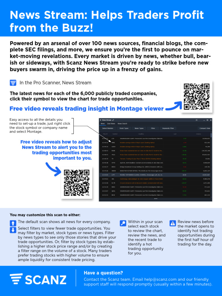 News Stream: Maximize Trading Gains | PDF | Investing | Private Sector