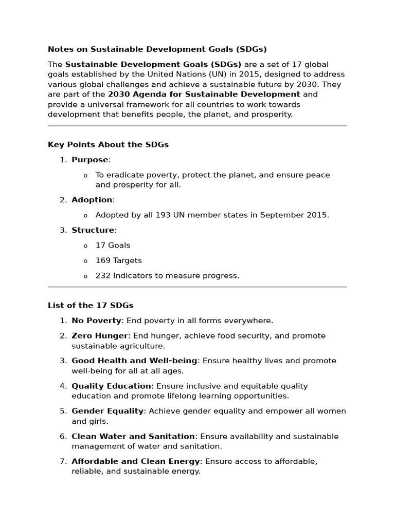Pakistan's Role in Sustainable Development Goals | PDF | Sustainability ...