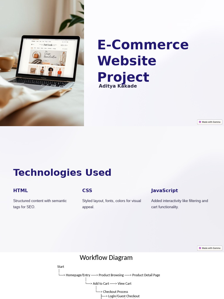 E Commerce Website Project | PDF