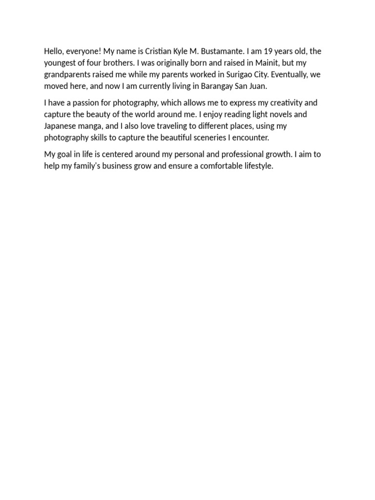 Creative Intro | PDF