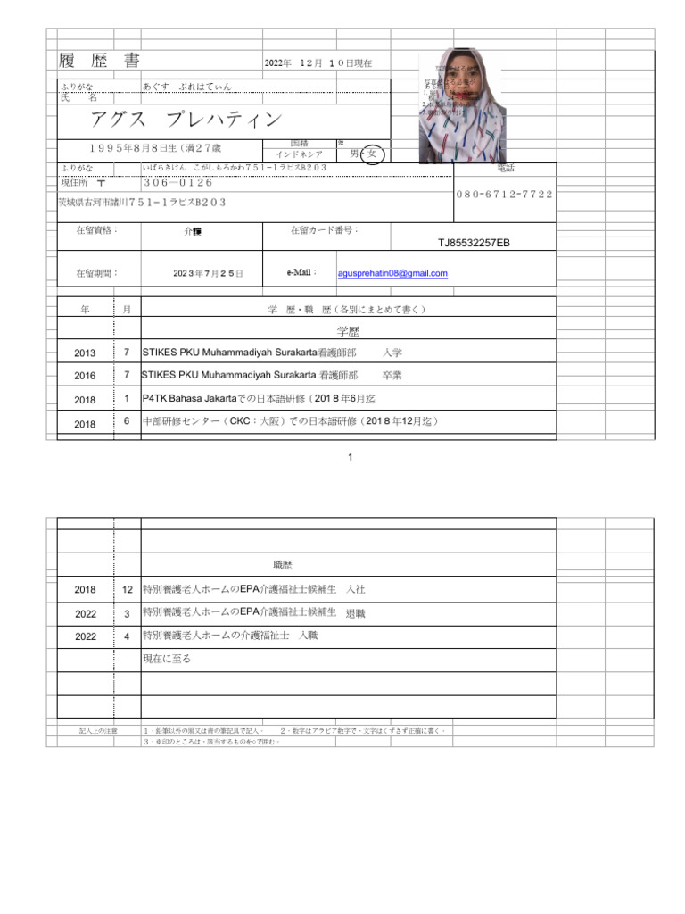 CV Agus | PDF