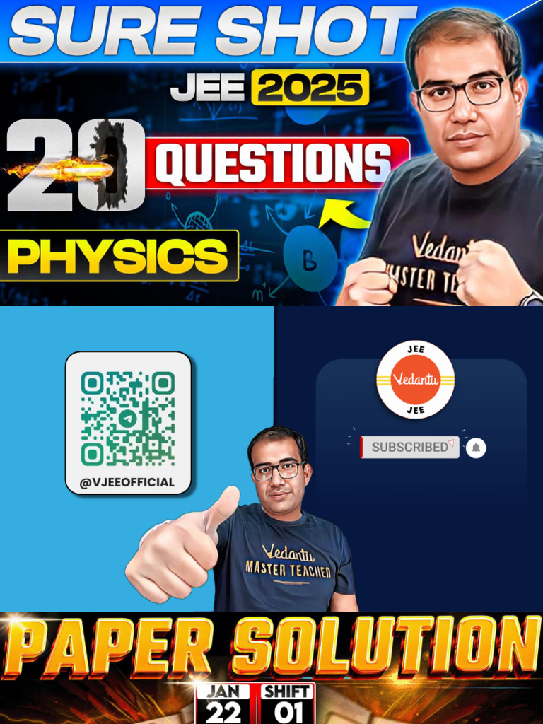 JEE Main Physics Practice Questions | PDF | Electronvolt | Diffraction