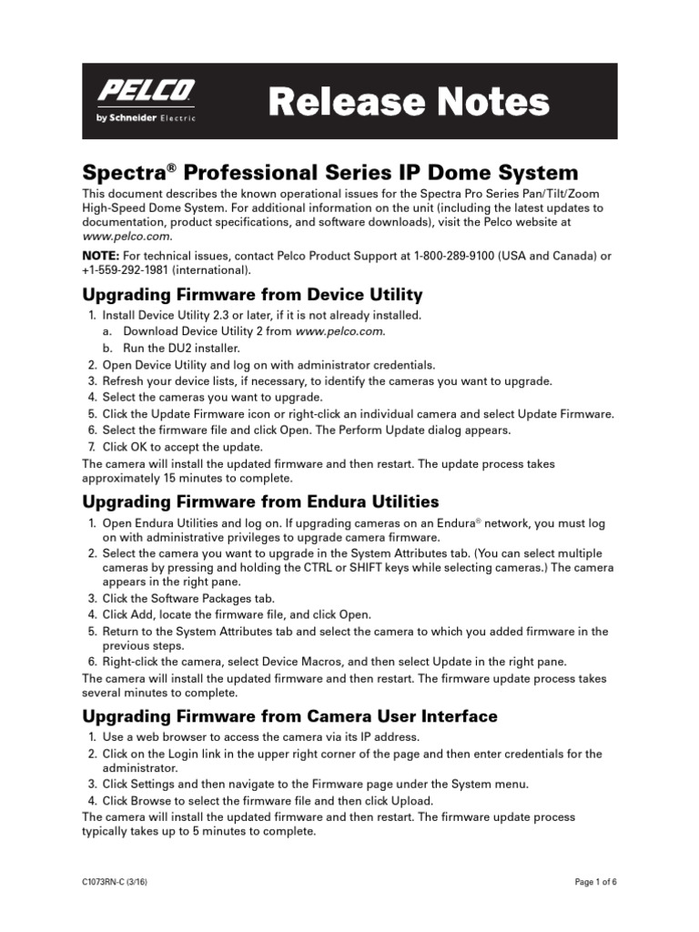 SpectraPro - Release Notes v5.10.34 | PDF | World Wide Web | Internet & Web