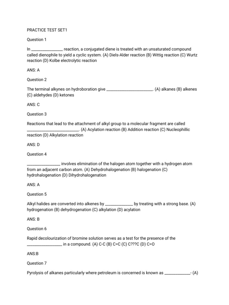 CHM 102 Practice Test Questions | PDF | Molecules | Hydrogen Compounds