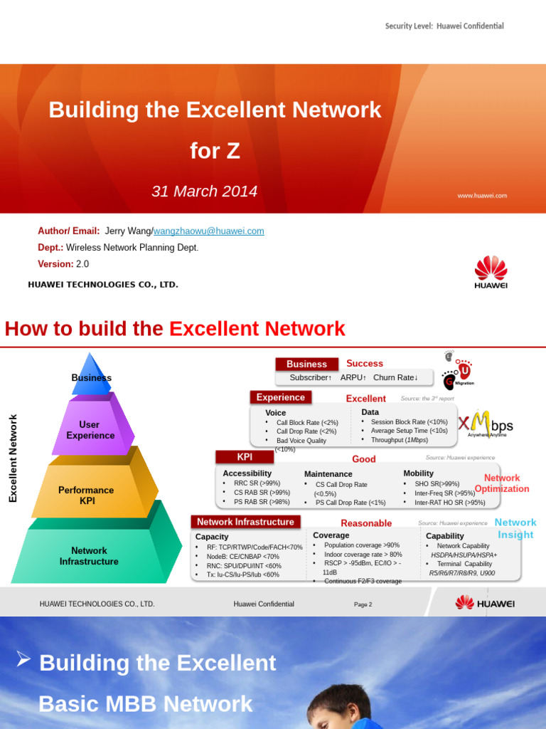 Building an Excellent MBB Network | PDF | High Speed Packet Access ...