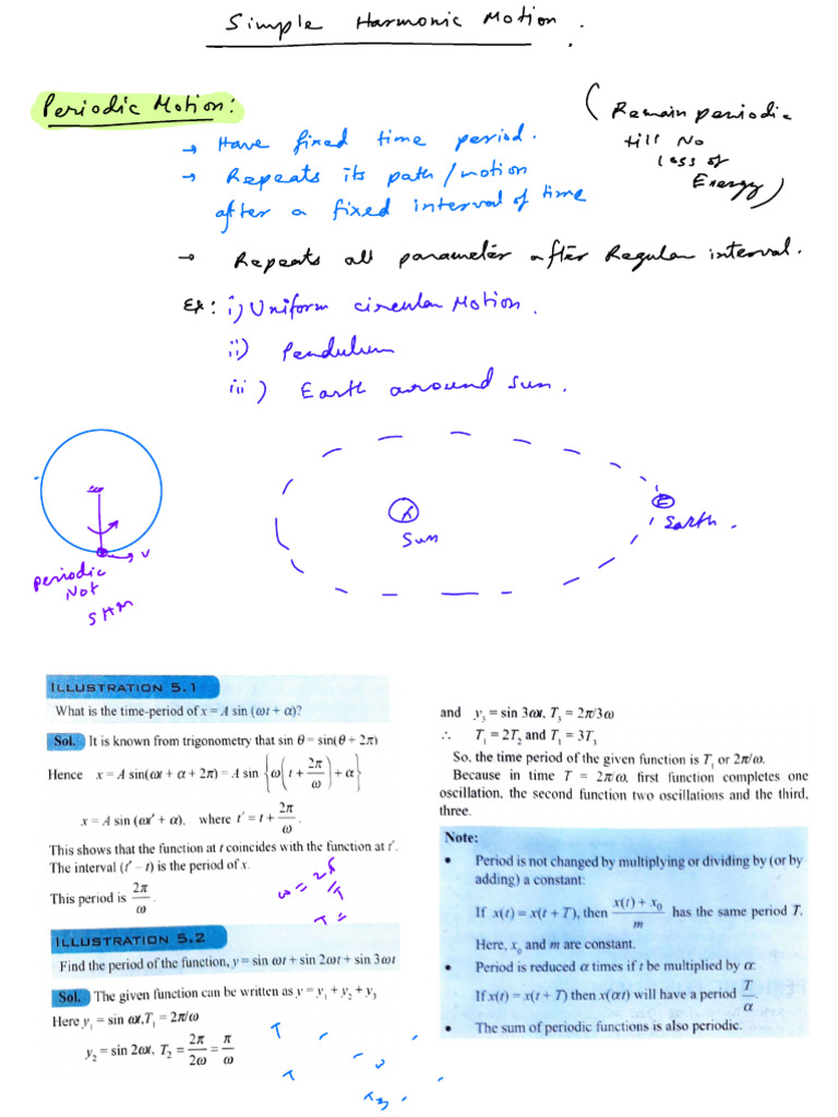 Simple Harmonic Motion Basics | PDF | Metrology | Mechanics