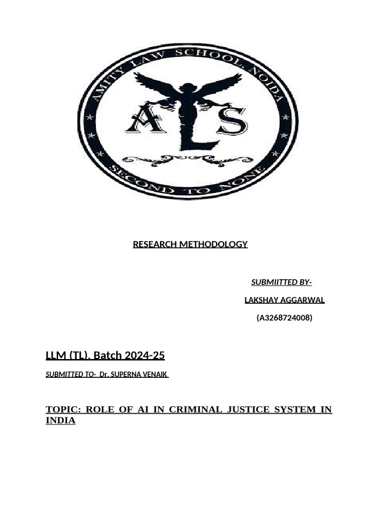 AI's Impact on India's Criminal Justice | PDF | Artificial Intelligence ...