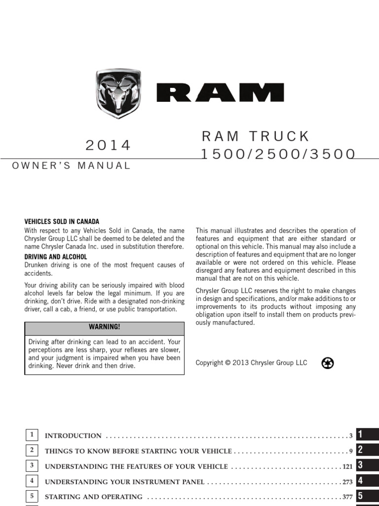 2002 DODGE RAM 1500 OWNERS MANUAL PDF FREE DOWNLOAD visual data 5