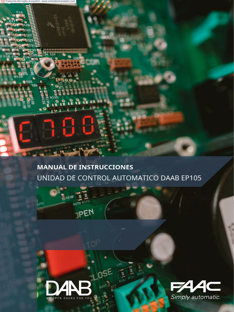 Instruction Manual Ep105 r3 en - En.es | PDF | Fuente de alimentación ...