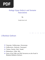 Reddy Sub Castes Overview | PDF