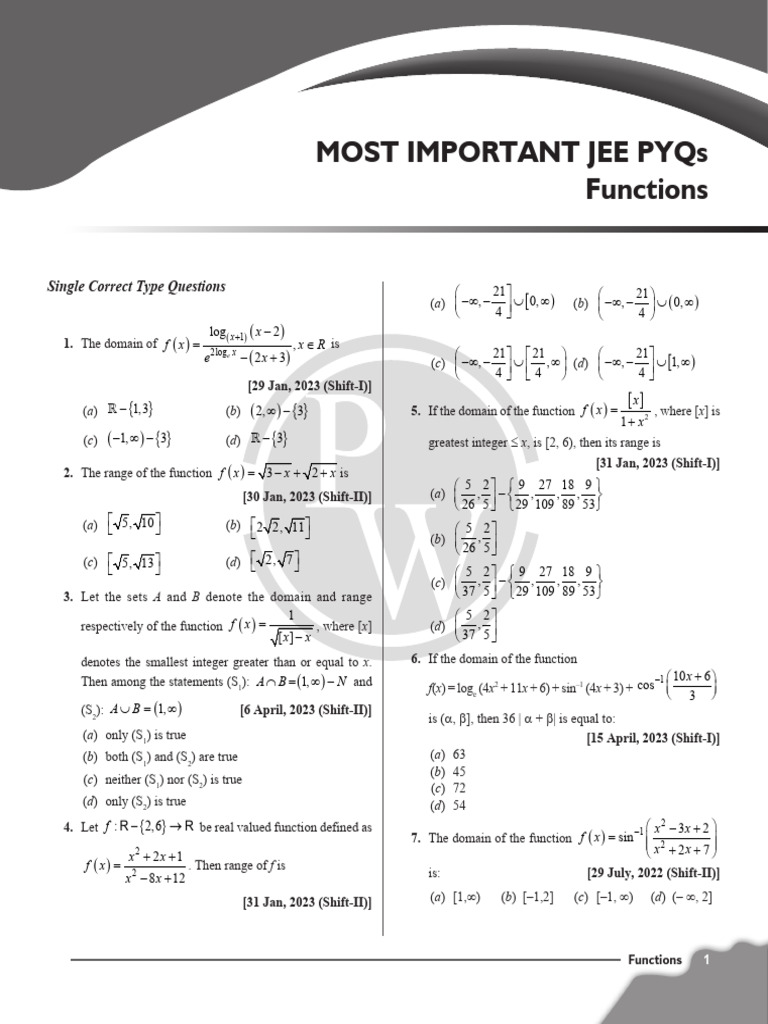 02 Functions | PDF | Function (Mathematics) | Mathematics