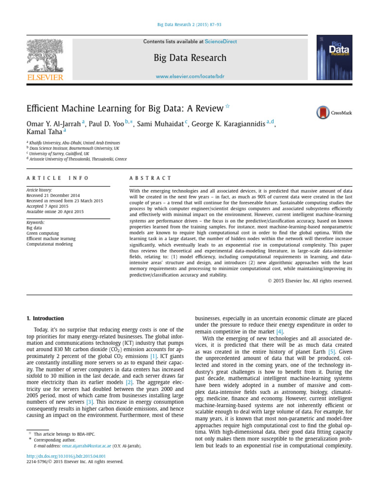 Efficient Machine Learning | PDF | Cluster Analysis | Support Vector ...