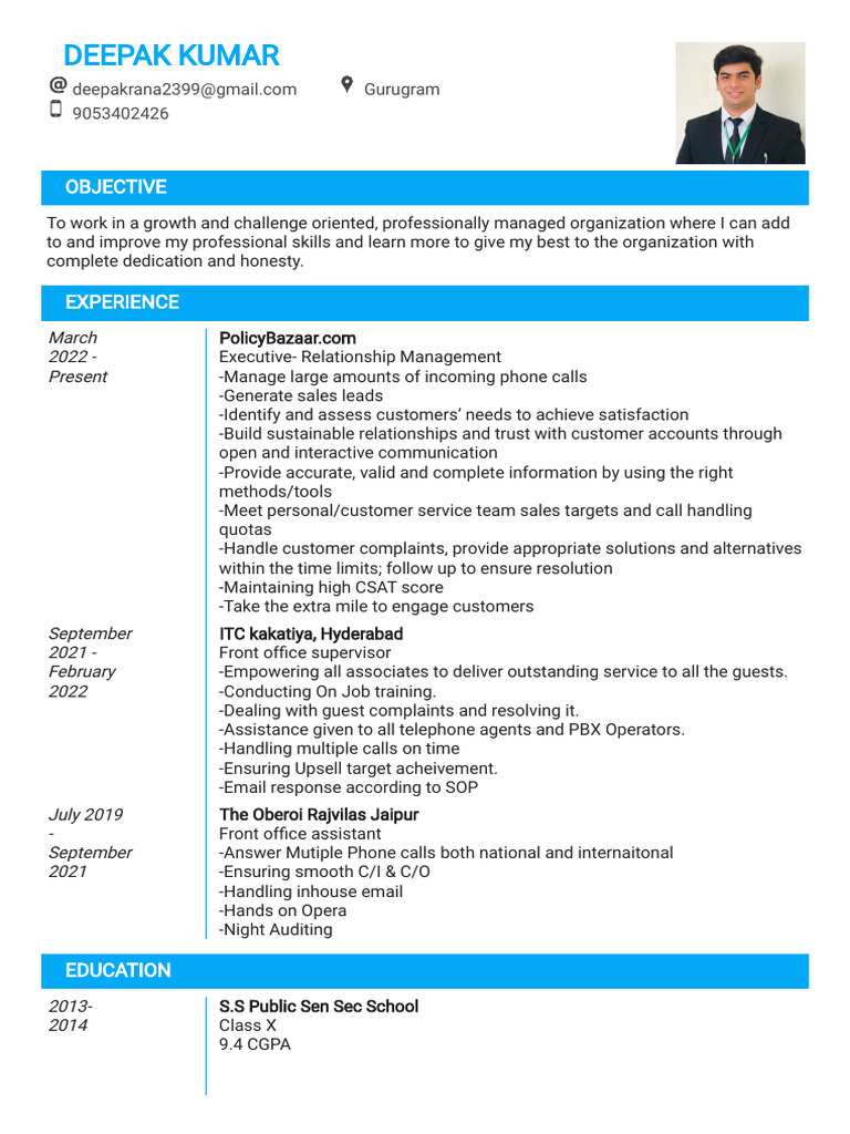 Deepak Kumar | PDF | Business