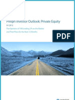 Preqin Investor Outlook: Private Equity