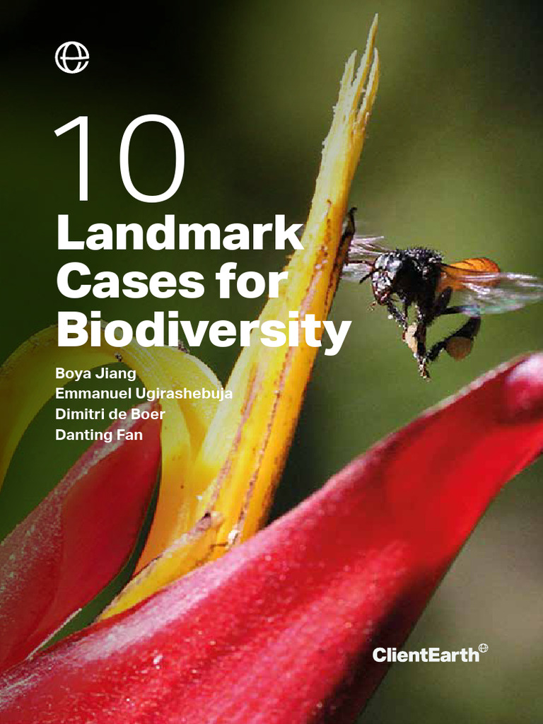 Landmark Biodiversity Cases Overview | PDF | Environmental Impact ...