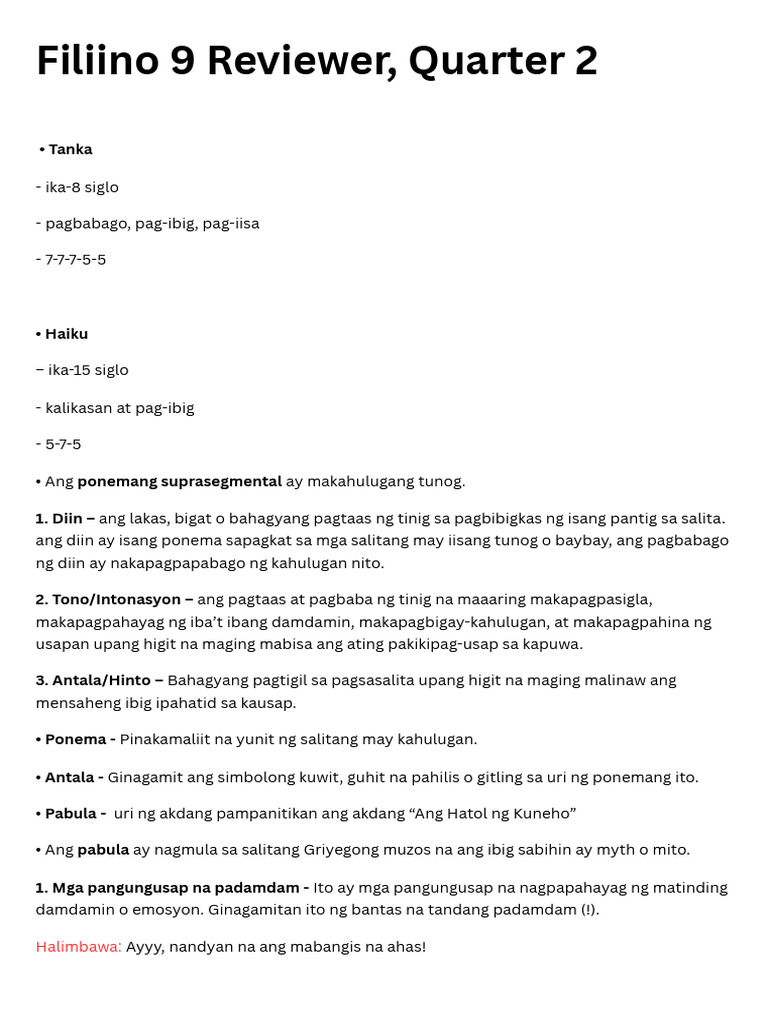 Math 9 Reviewer, Quarter 2.PDF 2 | PDF